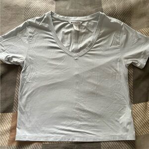 Light Blue Essential V-Neck